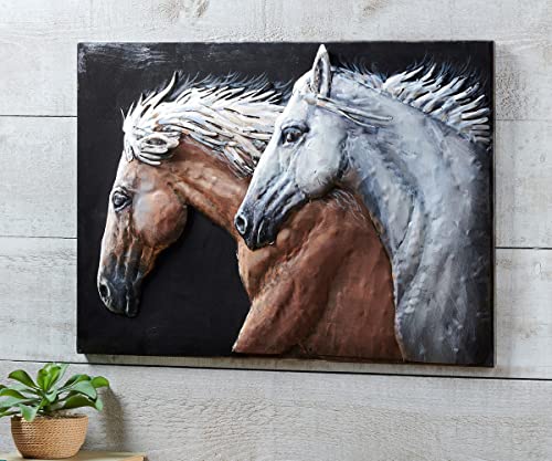 Giftcraft Metal Horse Wall Decoration, 3 inch-Diameter