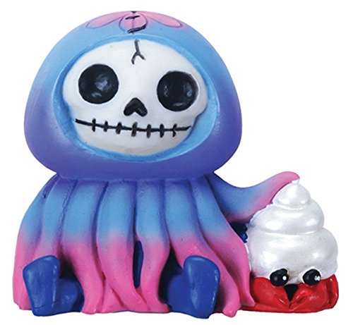 Pacific Trading SUMMIT COLLECTION Furry Bones Jellyfish with A Crab Collectible Figurine