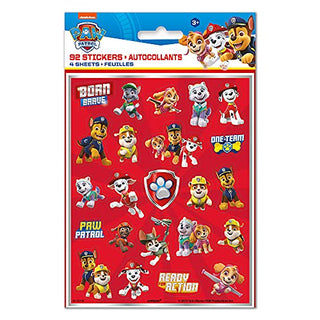 Unique Industries Unique Paw Patrol Sticker Sheets - 4 Pcs, 5" X 6.25", Multicolor