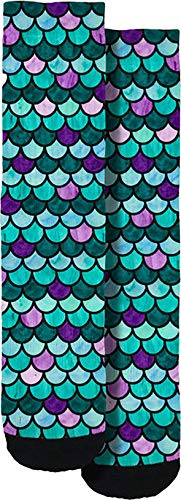 Spoontiques Fun Crew Socks, One Size Fits Most - Mermaid