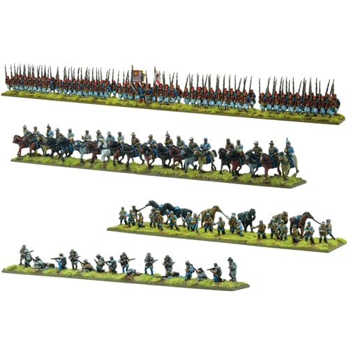 Warlord Games Black Powder Epic Battles - American Civil War Confederate Cavalry & Zouaves Brigade