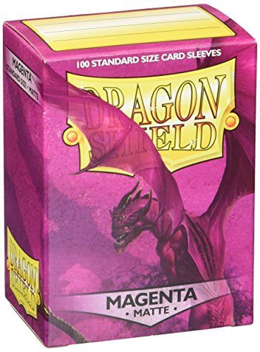Arcane Tinmen Store Dragon Shield Matte Sleeves - Magenta(100 ct)