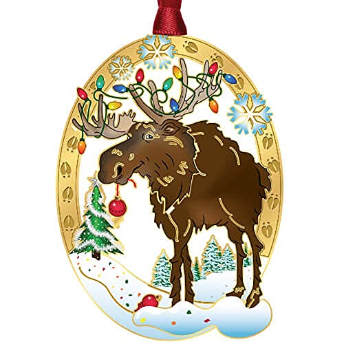 Beacon Design 61345 Holiday Moose Hanging Ornament