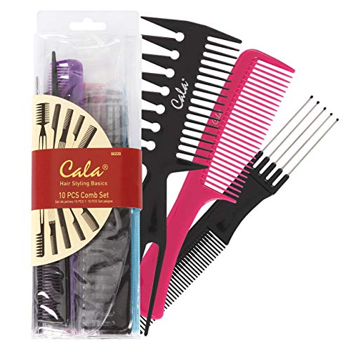 Cala 10 pcs hair comb set