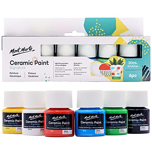 Mont Marte Ceramic Liquid Paint 6pce x 20ml