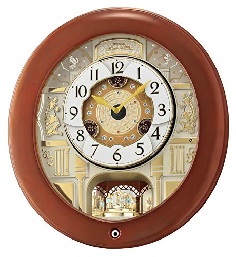 Seiko Blooming Flower Melodies in Motion Clock, Multi