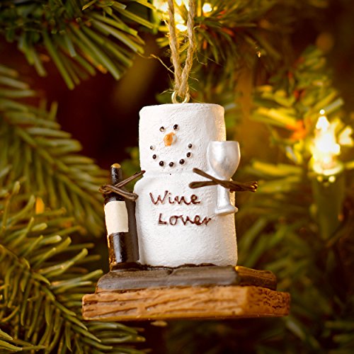 Ganz Christmas Decoration S'mores Wine Lover Christmas/Everyday Ornament