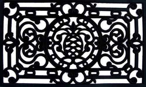 Imports Decor Rubber Doormat, Pineapple, 18-Inch by 30-Inch