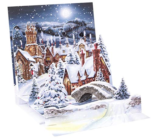 Up With Paper Midnight Village Pop Up Card