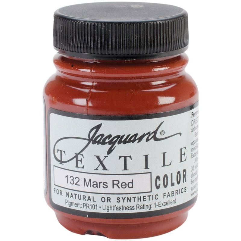 Jacquard Textile Paint 2.25 Oz Mars Red