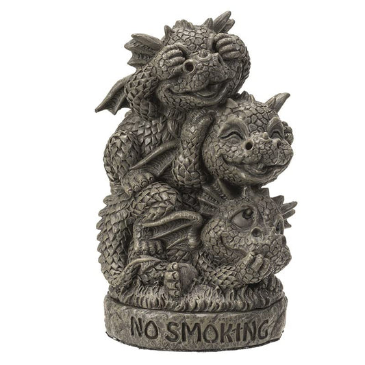 Pacific Trading Giftware Dragon Incense Burner, 5-inch Height, Cold Cast Resin