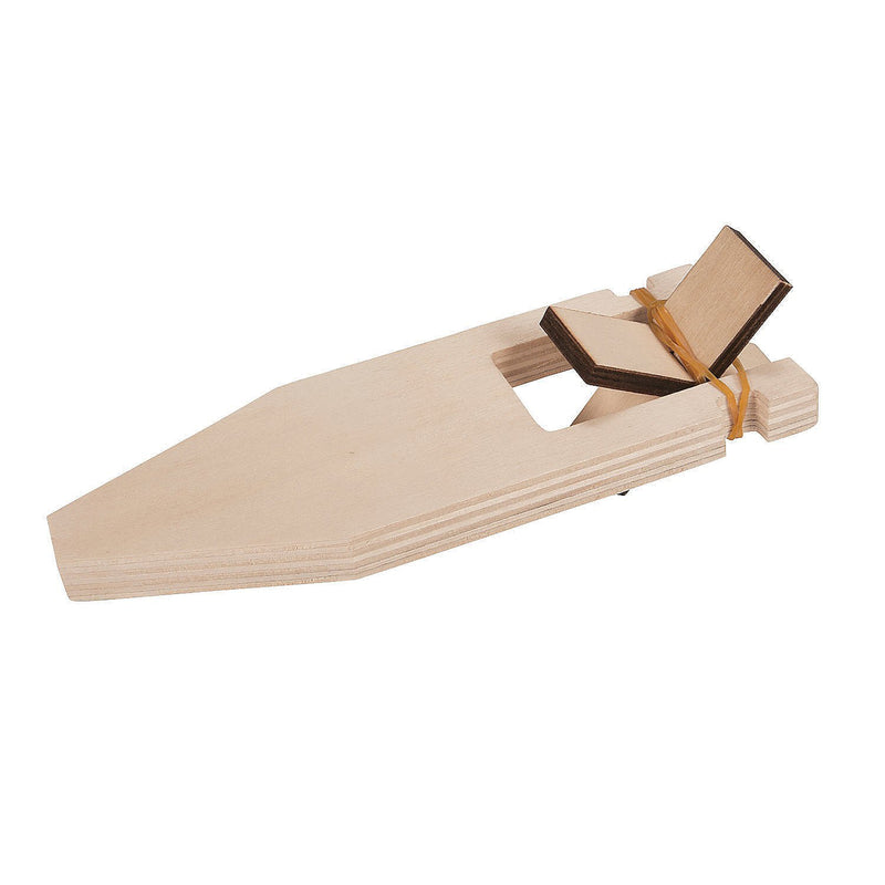 Do It Yourself Wood Paddle Boat - Crafts for Kids and Fun Home Activities
