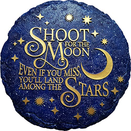Spoontiques 13791 Shoot for The Stars Stepping Stone, Dark Blue