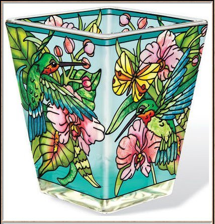 AMIA - Hummingbirds Orchard Petite Votive Holder