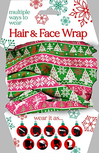 Spoontiques Ugly Sweater Hair/face Wrap