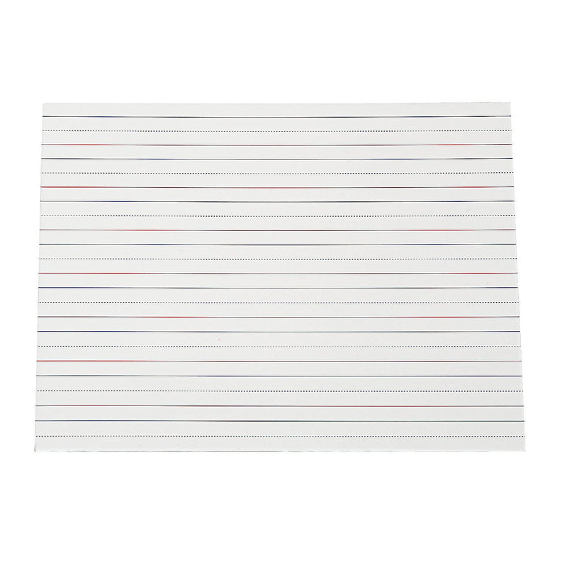 Fun Express Lined Dry Erase Boards - 12 Pieces - Educational and Learning Activities for Kids