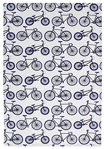 M√úkitchen Designer Print Kitchen Towel, Biking