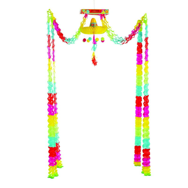 Fun Express Fiesta Hanging KIT - Party Decor - 6 Pieces