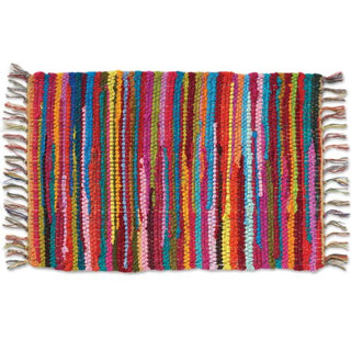 Larry Traverso Mardi Gras Placemats, 13 x 19 inches, Set of 4, Multi-Colored