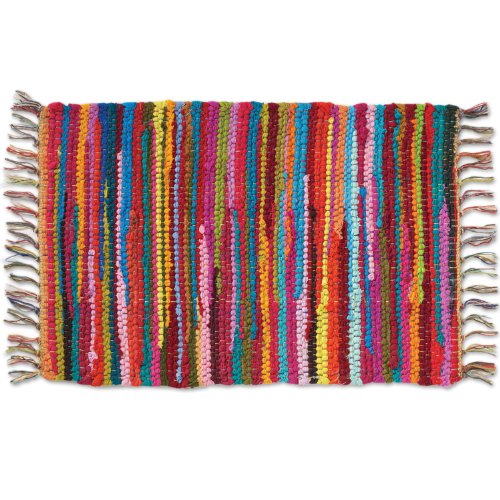 Larry Traverso Mardi Gras Placemats, 13 x 19 inches, Set of 4, Multi-Colored