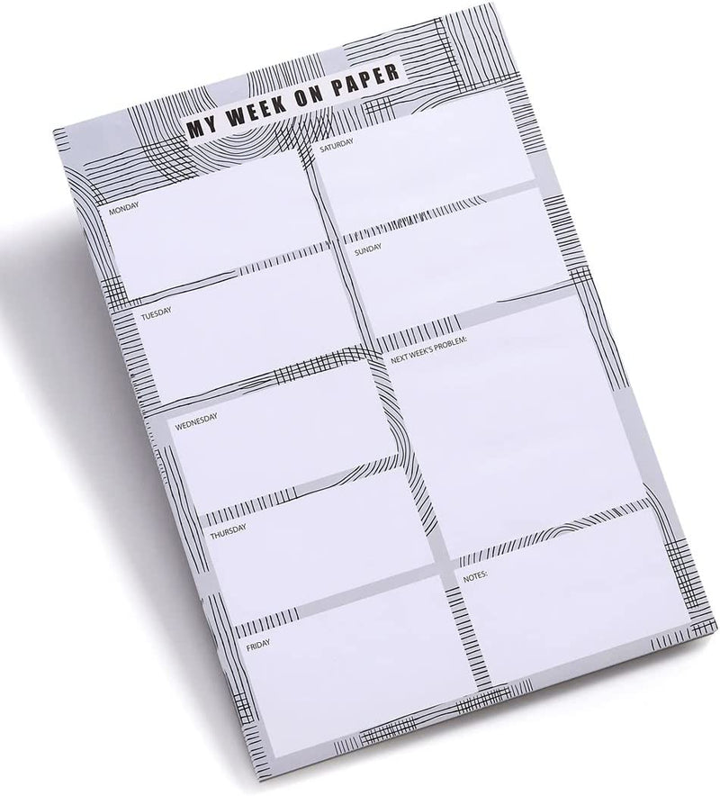 Giftcraft 094876 Weekly Planner Pad, 11.7-inch Length, Paper