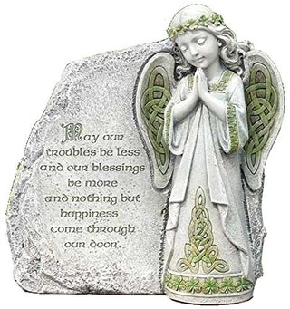 Roman 9.75 Irish Blessing Angel Decorative Garden Stone