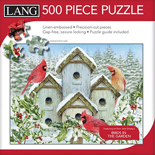 Lang Cardinal Birdhouse Puzzle - 500 PC (5039174), Multicolor