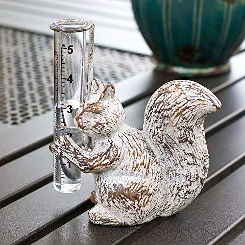 CTW Colonial Tin Works Squirrel Rain Gauge