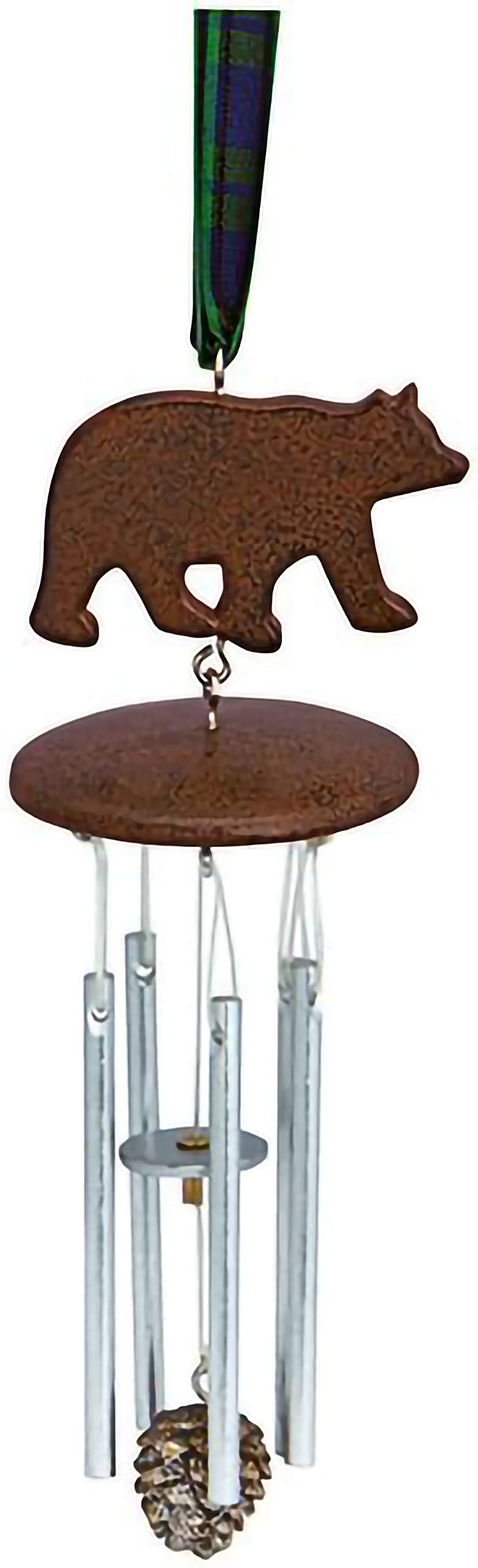Cape Shore Christmas Resin Ornament Bear Windchime Holiday Tree Decoration, Home Collection