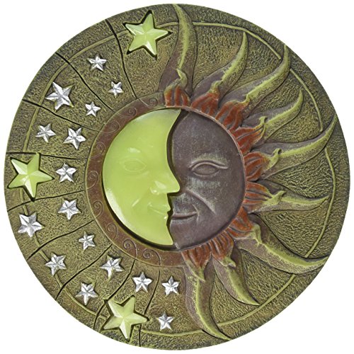 Sigma SLC Zings & Thingz 57073461 Sun and Crescent Moon Stepping Stone, Brown