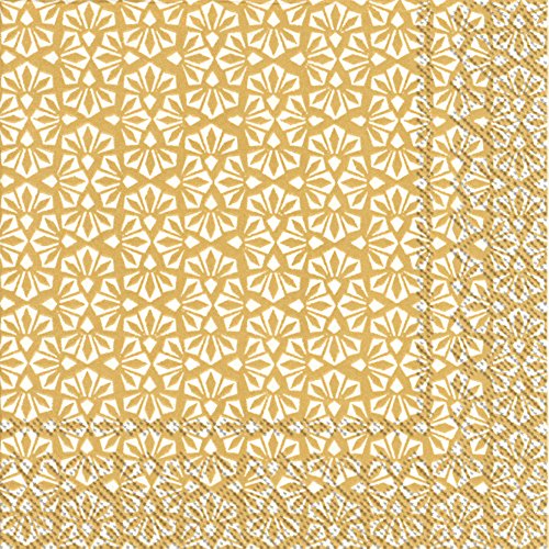 Boston International Holiday Luncheon Napkins, Loft - White Gold