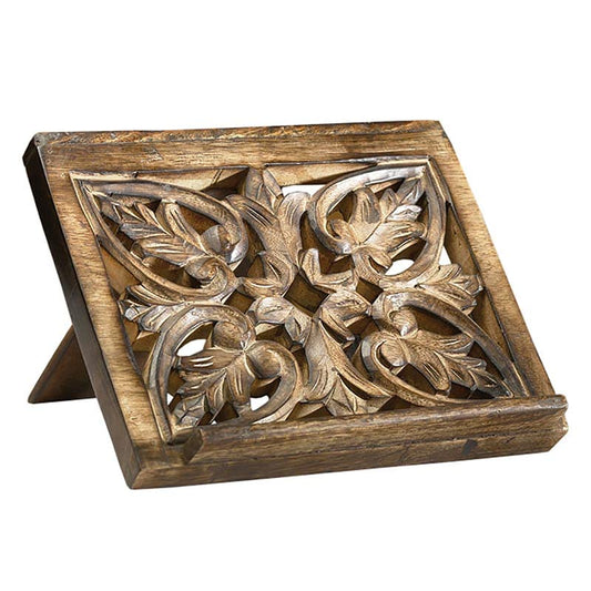 Creative Brands Ornate Wood Carved Bible/Missal Stand