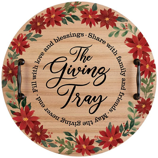 Carson Home Accents Giving Tray, 17-inch Diameter