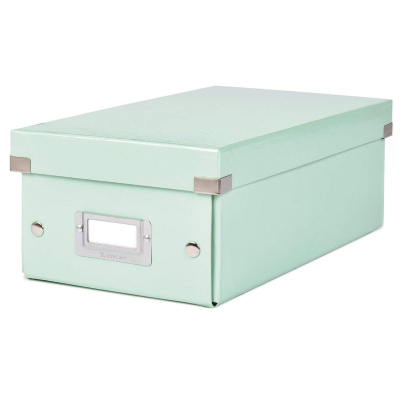 Xyron Click N Store Craft Storage Boxes, Small, 7-1/2" x 13-1/2" x 4-1/2", Mint (627113)