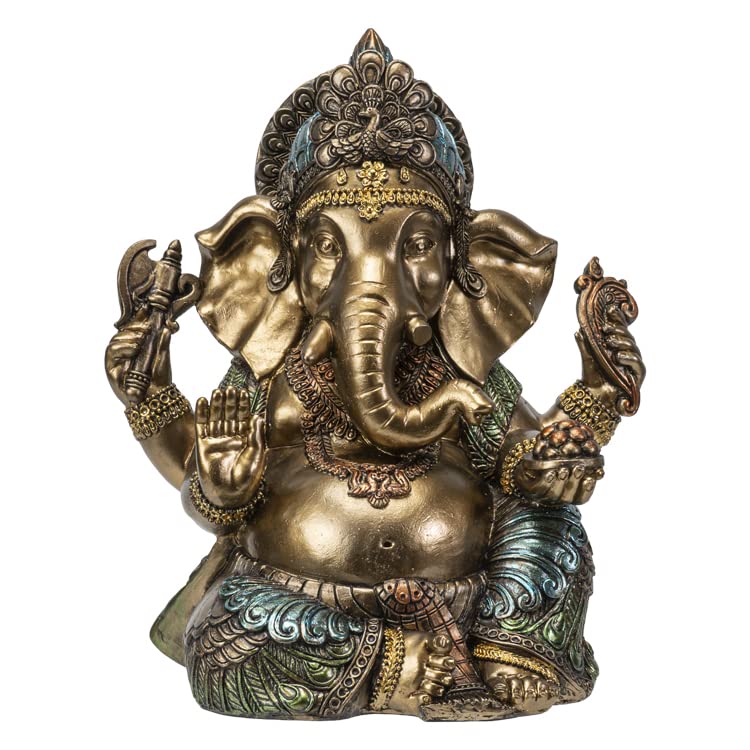 Pacific Trading Giftware Ganesha Figurine, Gold