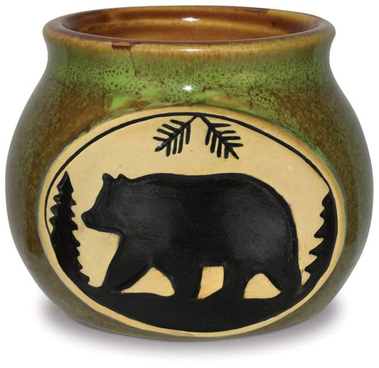 Cape Shore Bean Pot Shot - Bear Ideal for Coffee Espresso, Tea, Parties, Housewarming, 2.5 oz.