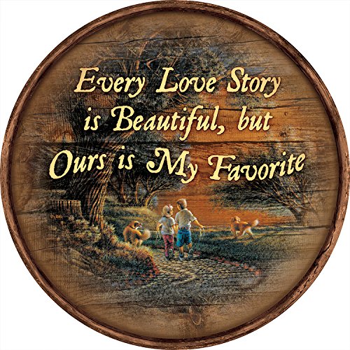 Wild Wings(MN) Love Story 21" Round Wood Sign by Terry Redlin