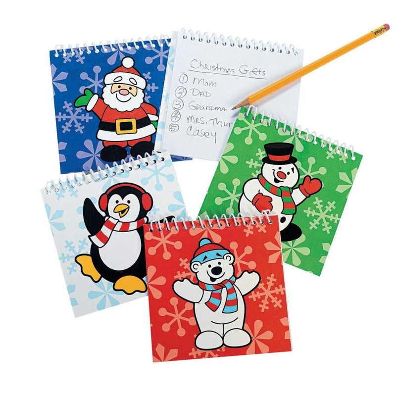 Holiday Spiral Notepads - Kids&