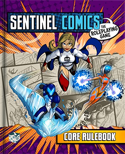 Flying Frog Greater Than Games Sentinel Comics: The Roleplaying Game Core Rulebook