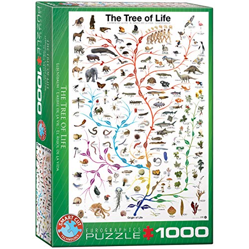 Eurographics Evolution The Tree of Life 1000-Piece Puzzle , Green