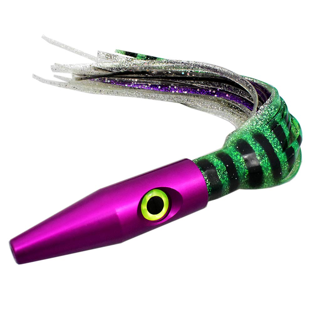 Anodized Plomerito Wahoo Lures - Great for Tuna & Mahi (Purple)