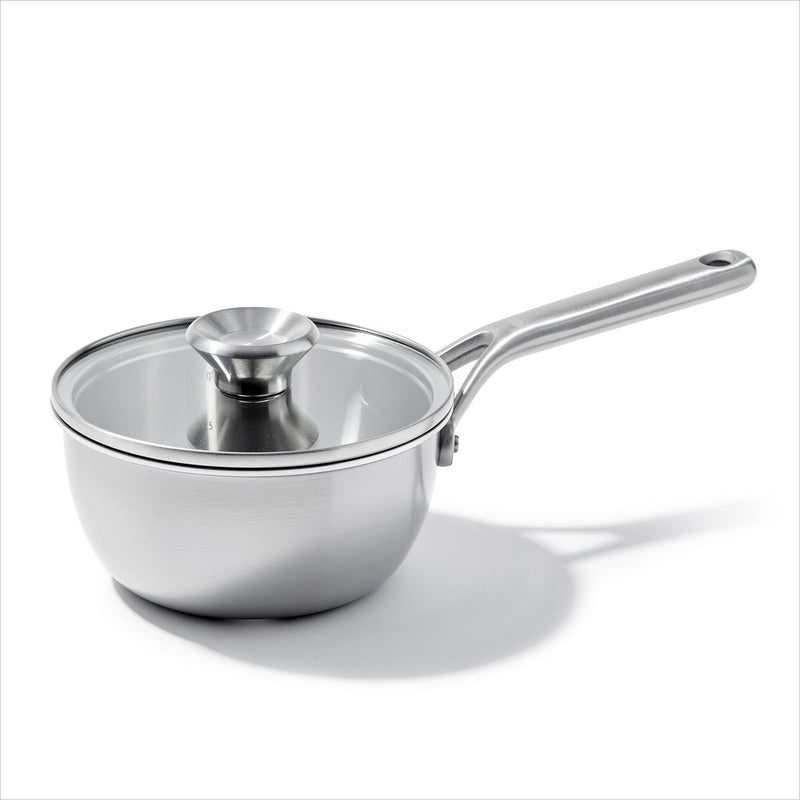 OXO Mira Tri-Ply Stainless Steel, 1.5QT Covered Chef&
