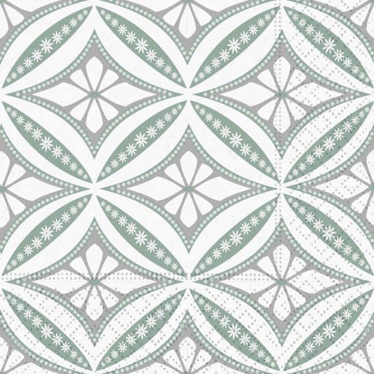 Design Design Silver Sophisticate Beverage Napkin