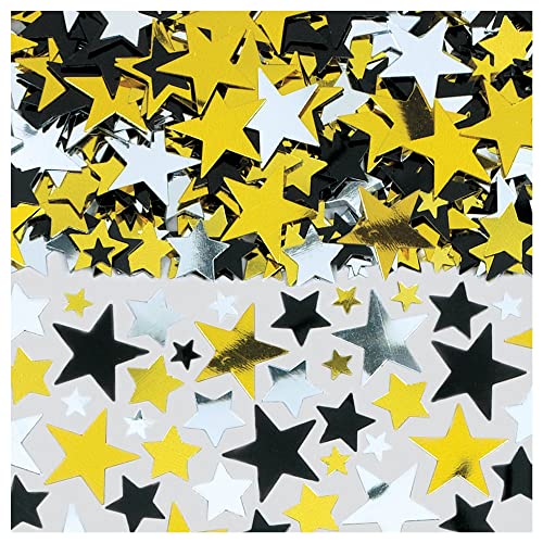 Amscan 379967 Hollywood Stars Party Confetti, 2.5 oz., 1 pack