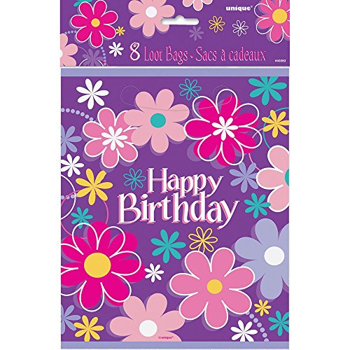 Unique Industries Blossom Birthday Goodie Bags, 8ct
