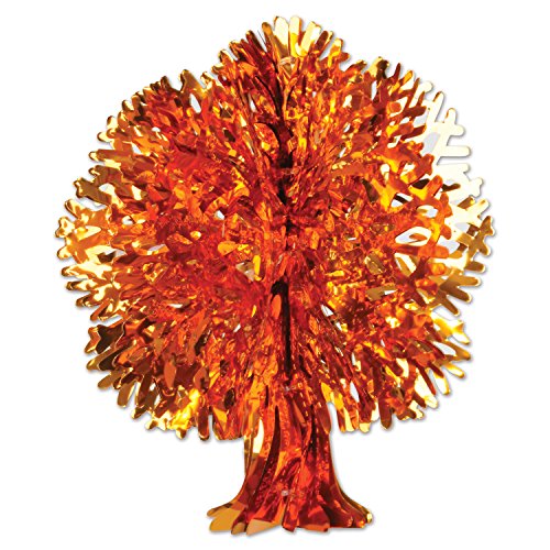 Beistle Metallic Fall Tree Design Party Display