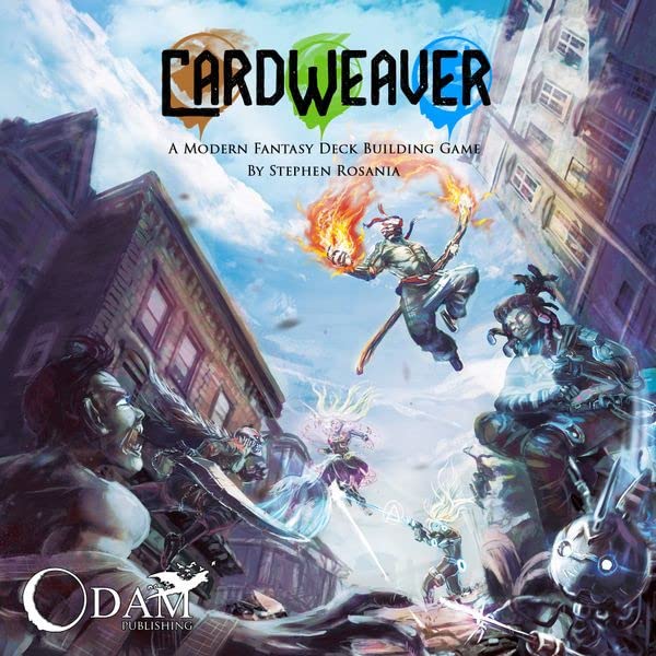 Final Frontier Games, Phase Shift Games BoardGame Cardweaver: A Modern Fantasy Deck Building Game for 1-4 Players (15+)