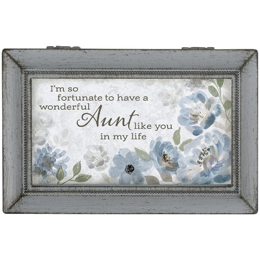 Carson Home 18884 Wonderful Aunt Music Box, 6-inch Width