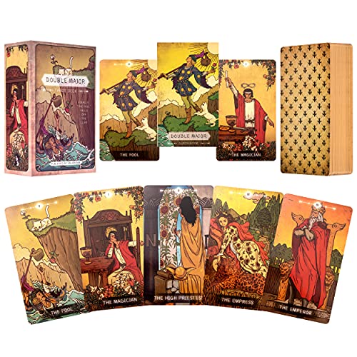 PRIME MUSE Double Major Tarot Cards with Guidebook Set