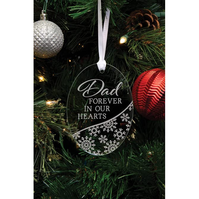 Carson Home Accents Dad Glass Ornament, 4-inch Height